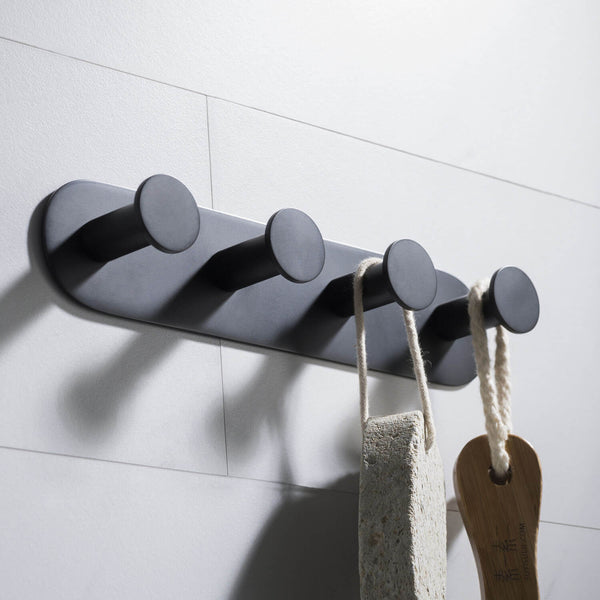 NERO QUAD ROBE HOOK - MATTE BLACK – Bathroom Clearance