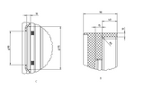 TONDO 1000 x 1000 CHROME SHOWER, CENTRE WASTE