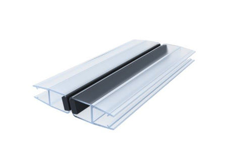 Shower Door Seal - Pair Magnetic 10mm