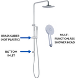 RAIN SHOWER - ROUND CHROME