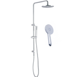 ROUND SHOWER SLIDER CHROME BOTTOM INLET