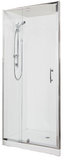 Alcove 900 x 900 Chrome Shower, Center Waste - Bathroom Clearance