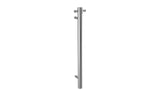 DELUXE HEATED TOWEL RAIL STAINLESS STEEL - VERTICAL BAR - CHROME FINISH 1 BAR - Bathroom Clearance