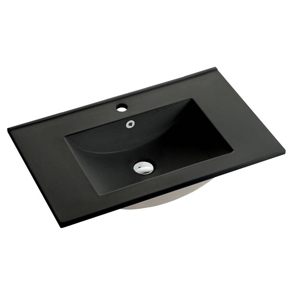 900MM CERAMIC WAVE TOP - BLACK