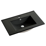 900MM CERAMIC WAVE TOP - BLACK