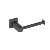 SQUARE TOILET ROLL HOLDER - MATTE BLACK