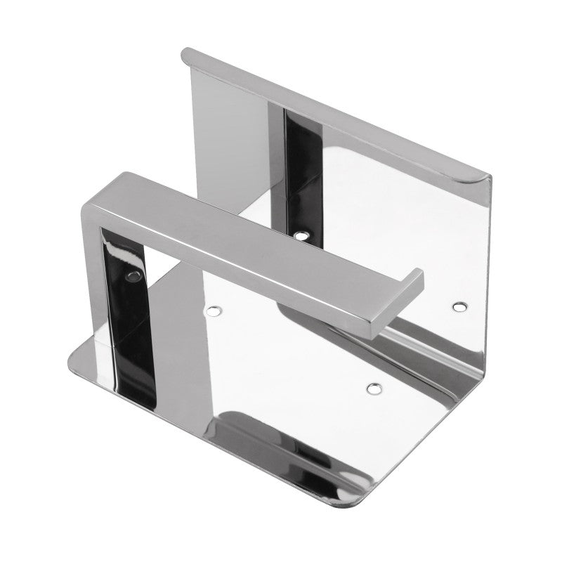 FLAT PLATE TOILET ROLL HOLDER - CHROME - Bathroom Clearance