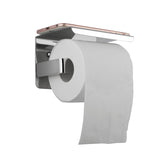 FLAT PLATE TOILET ROLL HOLDER - CHROME - Bathroom Clearance