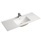 MDF 1200SB FLOORSTANDING GLOSSYWHITE WITH CERAMIC TOP