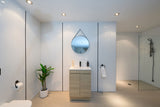 PLYWOOD 600 VANITY FLOOR STANDING WITH CERAMIC TOP - Bathroom Clearance