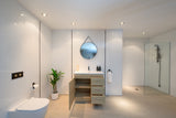PLYWOOD 750MM LIGHT OAK FLOORSTANDING VANITY WITH CERAMIC TOP - Bathroom Clearance
