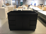 PLYWOOD MADRID 1200 DARK OAK FLOOR STANDING VANITY WITH CERAMIC TOP