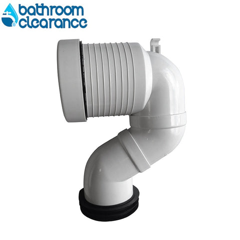 P PAN TO S PAN GOOSE NECK CONNECTOR - Bathroom Clearance