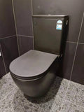 COSIMA NOIR BLACK TOILET SUITE - RIMLESS