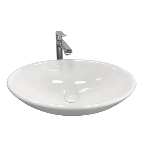 'HAVANA' GLOSSY WHITE BASIN