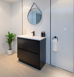 PLYWOOD POLO 750 DARK OAK FLOOR STANDING VANITY - BASE ONLY