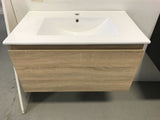 PLYWOOD COBOLT 750 W/H 1 DWR CAB LIGHTOAK With Ceramic top - Bathroom Clearance