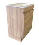 PLYWOOD 600 VANITY FLOOR STANDING WITH CERAMIC TOP - Bathroom Clearance