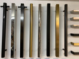 VERTICAL HEATED TOWEL RAIL - GOLD ROUND
