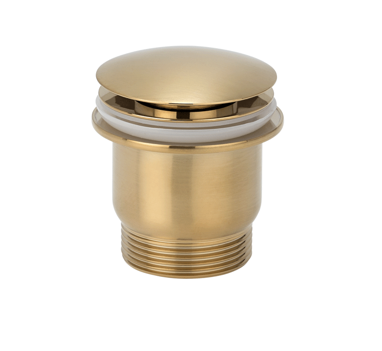 UNIVERSAL POP UP WASTE - BRUSHED GOLD