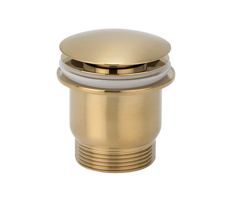 UNIVERSAL POP UP WASTE - BRUSHED GOLD