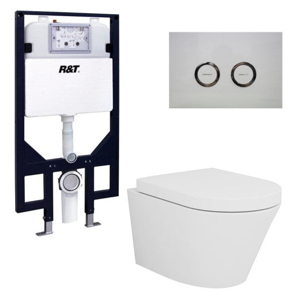 BROOKLYN  FLOORSTANDING PAN WITH IN WALL CISTERN