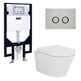 BROOKLYN  FLOORSTANDING PAN WITH IN WALL CISTERN