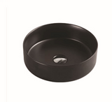 MATTE BLACK ROUND BASIN 360MM - Bathroom Clearance