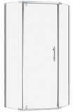 ANGLE  1000x1000 SEMI FRAMELESS SHOWER CENTRE WASTE - Bathroom Clearance